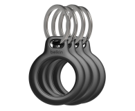 Belkin Etui na AirTag z kółkiem do kluczy, czarne, 4 szt. - 1330407 - zdjęcie 1